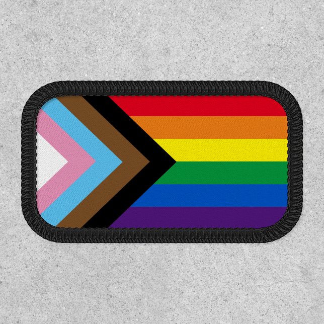 Pride Inclusive diversity rainbow Lgbtq gay flag Patch (Front)