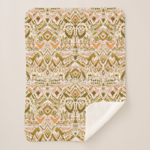PRIDE INSIDE Lion Gold Peach Cat Sherpa Blanket
