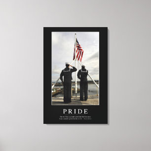 Pride: Inspirational Quote 1 Canvas Print