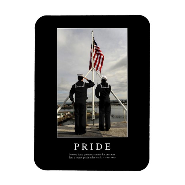Pride: Inspirational Quote 1 Magnet (Vertical)