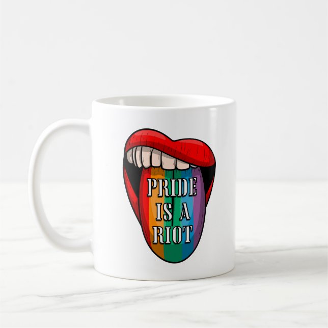 PRIDE is a riot Coffee Mug (Left)