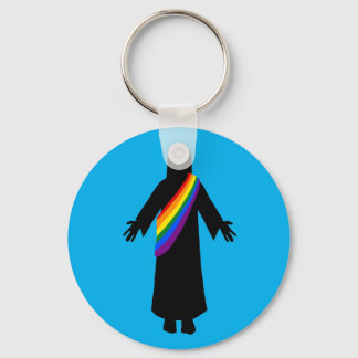Pride Jesus Bagde Keychain