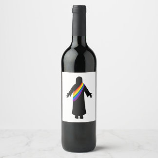 Pride Jesus wine label
