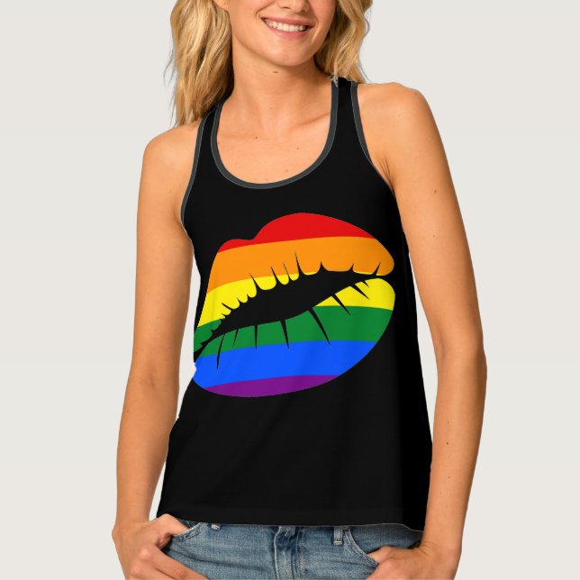 Pride Kiss Tank Top (Front)