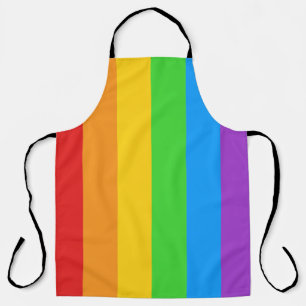 Pride Kitchen: Rainbow Flag Apron