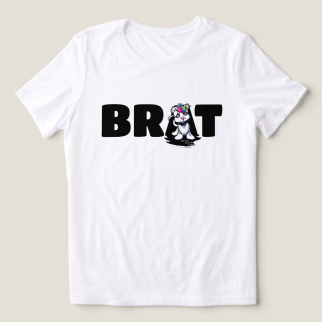Pride Kitty BRAT Tri-Blend Shirt (Design Front)