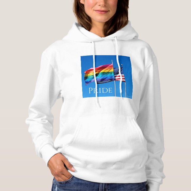 'Pride' Ladies' Hoodie Sweatshirt (Front)