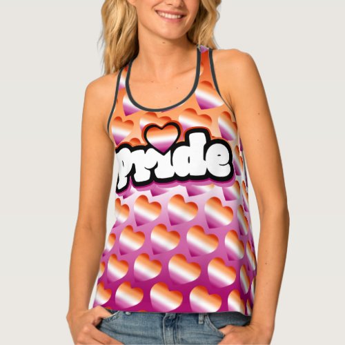 Pride Lesbian All_Over Print Racerback Tank Top