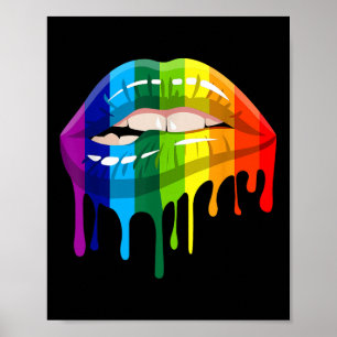 Pride Lesbian Gay Lip - Lgbtq _1 Poster