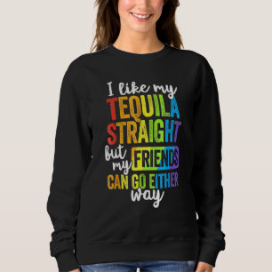 Pride Lgbt Ally Straight Friends Go Either Way Sweatshirt