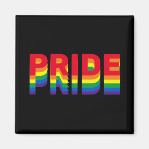 Pride lgbt lgbtq queer gay rainbow black magnet