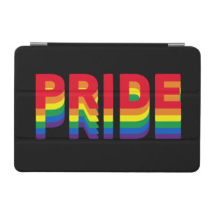 Pride lgbt lgbtq queer gay rainbow colors black iPad mini cover