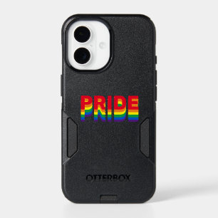 Pride lgbt lgbtq queer gay rainbow colors black iPhone 17 case