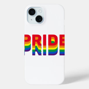 Pride lgbt lgbtq queer gay rainbow colors iPhone 15 case