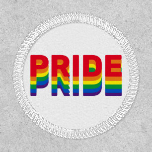Pride lgbt lgbtq queer gay rainbow colors cool patch