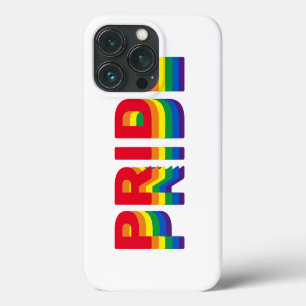 Pride lgbt lgbtq queer gay rainbow retro colors iPhone 13 pro case