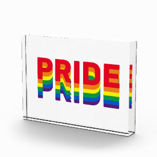 Pride lgbt lgbtq queer gay rainbow retro colors photo block