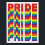 Pride lgbt lgbtq queer gay rainbow retro pattern faux canvas print<br><div class="desc">Pride lgbt lgbtq queer gay rainbow retro colors pattern Faux Canvas Print</div>