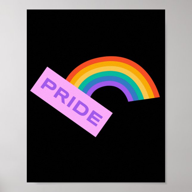 Pride. LGBT+pride. Rainbow. Poster (Front)