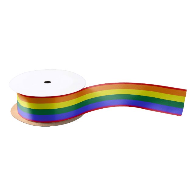 Pride LGBT Rainbow Ribbon (Spool)