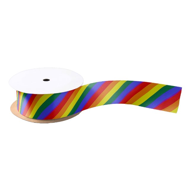 Pride LGBT Rainbow Ribbon (Spool)