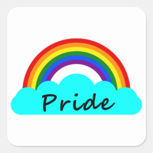 Pride - LGBT Rainbow Square Sticker