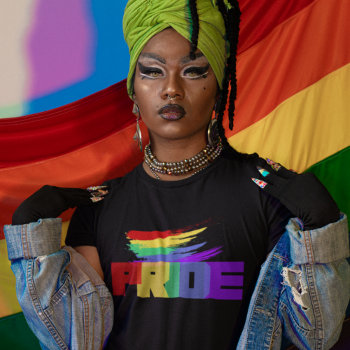 Pride Lgbt Rainbow T-shirt by Neurotic_Designs at Zazzle