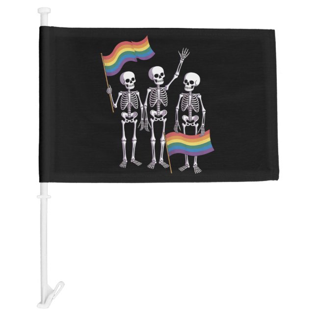 Pride LGBT Rights Lesbian Gay Ally LGBTQ Trans  Car Flag (Front)
