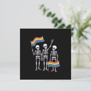 Pride LGBT Rights Lesbian Gay Ally LGBTQ Trans  Invitation