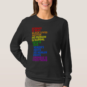 Pride Lgbt Science Is Real Blm Love Is Love Les G T-Shirt