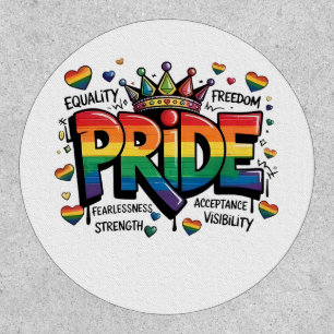 Pride LGBTQ Acceptance LGBT 4th of July Flag USA Patch
