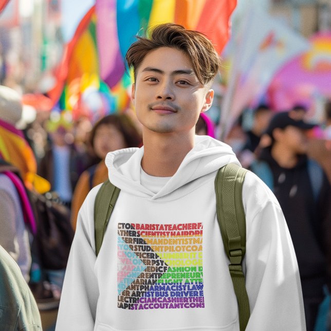 Pride LGBTQ Diversity Rainbow Flag Hoodie (Creator Uploaded)