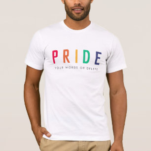 Pride LGBTQ Gay Modern Rainbow T-Shirt