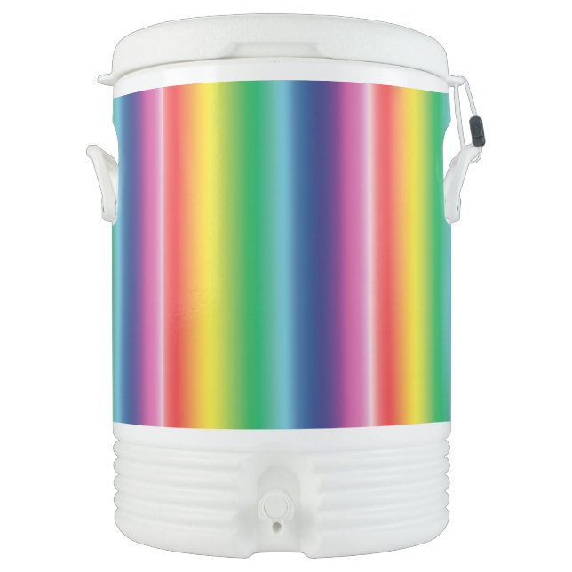 "Pride lgbtq" -  Igloo Half Gallon Beverage Cooler (Front)