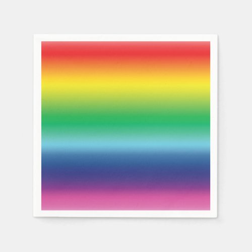 Pride lgbtq lgbt gay queer rainbow gradient colors napkins