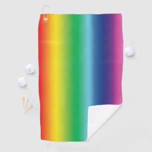 Pride lgbtq lgbt rainbow colors pattern golf glove towel