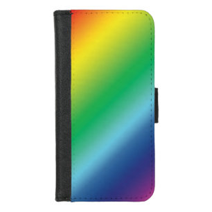 Pride lgbtq lgbt rainbow colors pattern iPhone 8/7 wallet case