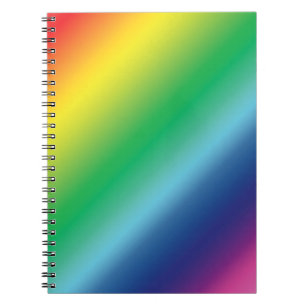 Pride lgbtq lgbt rainbow colors pattern notebook