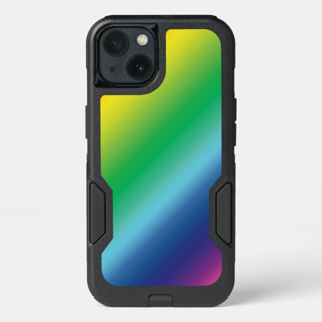 Pride lgbtq lgbt rainbow colors pattern otterbox iPhone case (Back)
