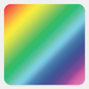 Pride lgbtq lgbt rainbow colors pattern square sticker