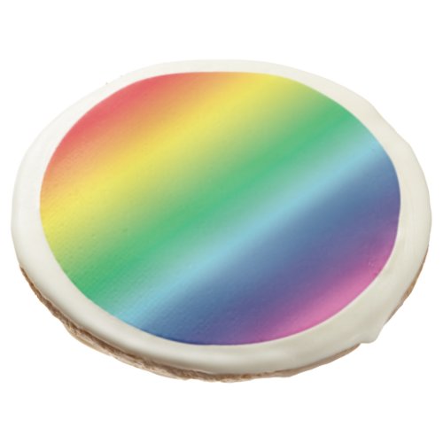 Pride lgbtq lgbt rainbow colors pattern sugar cookie