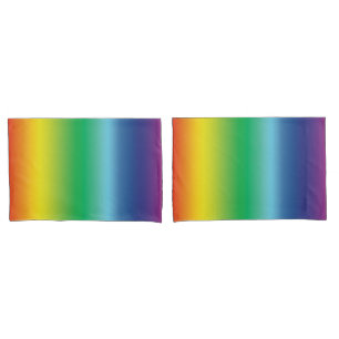 Pride lgbtq lgbt rainbow gay flag colors pillow case
