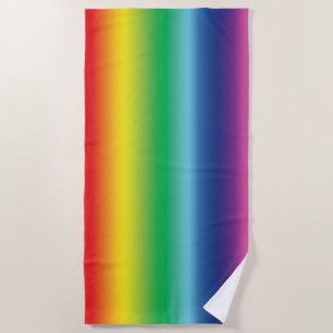Pride lgbtq lgbt rainbow queer gay flag colors beach towel