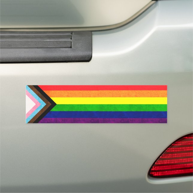 Pride LGBTQ Pride and Support  Car Magnet (In Situ)