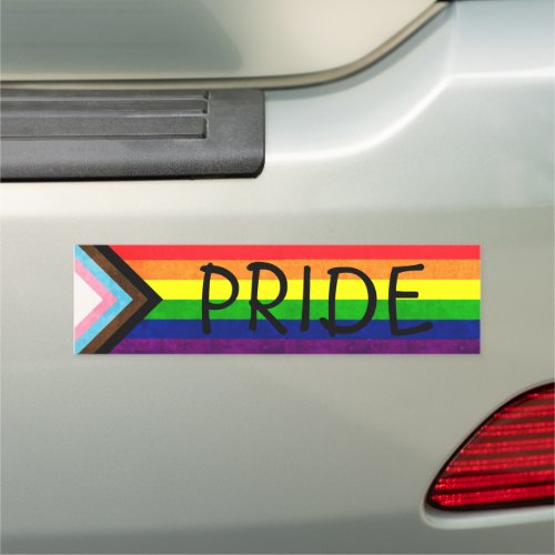 Pride LGBTQi Pride and Support  Car Magnet