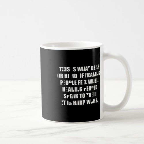 Pride Listen Is Hard Work Hand Sign Language  Coffee Mug