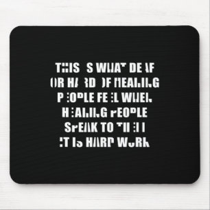 Pride Listen Is Hard Work Hand Sign Language Mouse Pad