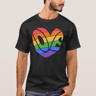 Pride Love Gay Rainbow LGBTQ T-Shirt