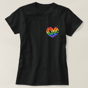Pride Love Gay Rainbow LGBTQ T-Shirt