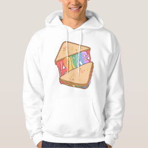 Pride. Love is love. Cute love. Rainbow gay Hoodie